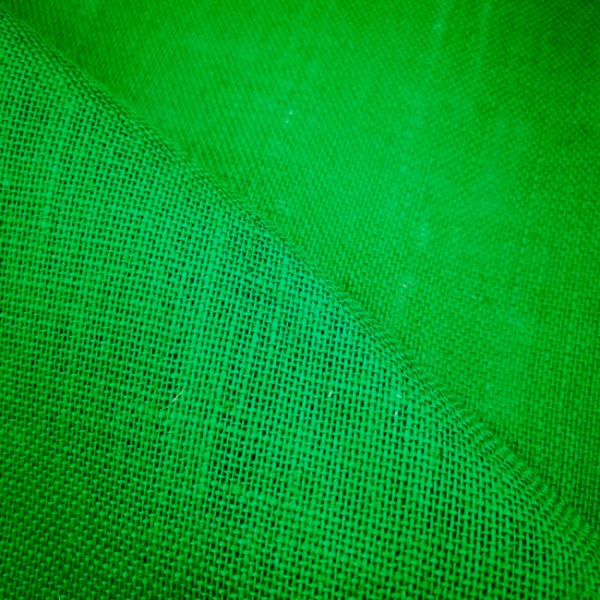 Coloured Hessian - EMERALD GREEN